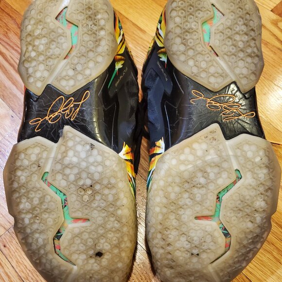 NIKE LEBRON 11 "Everglades" Sneakers Men size US 12 - Picture 6 of 7